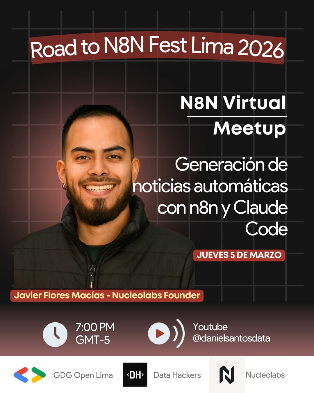 Portada de N8N Virtual: Generación de noticias automáticas con N8N y Claude Code