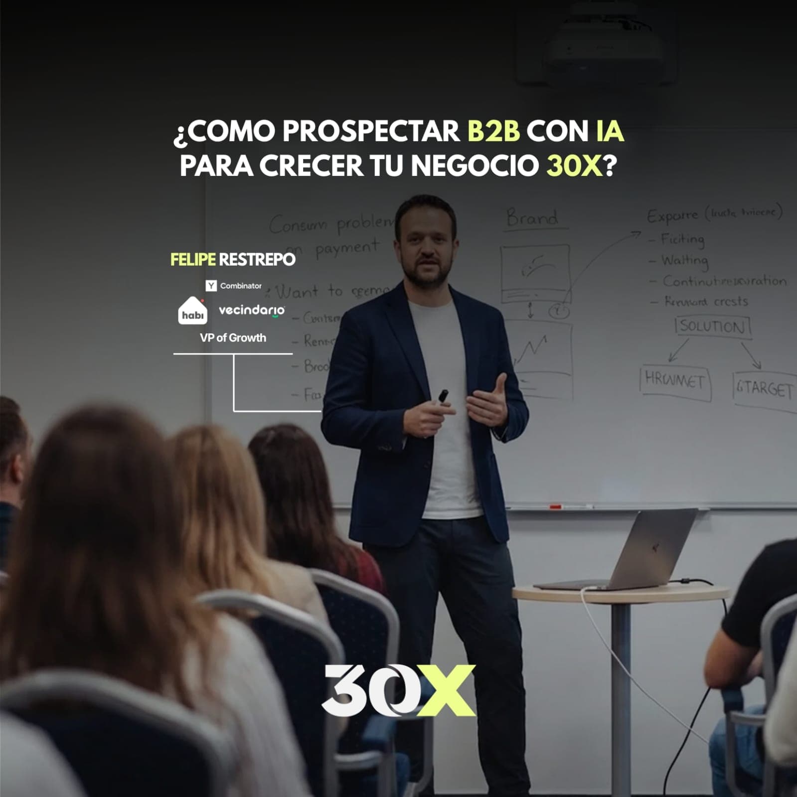 Portada de Cómo prospectar B2B con AI para crecer tu negocio 30X