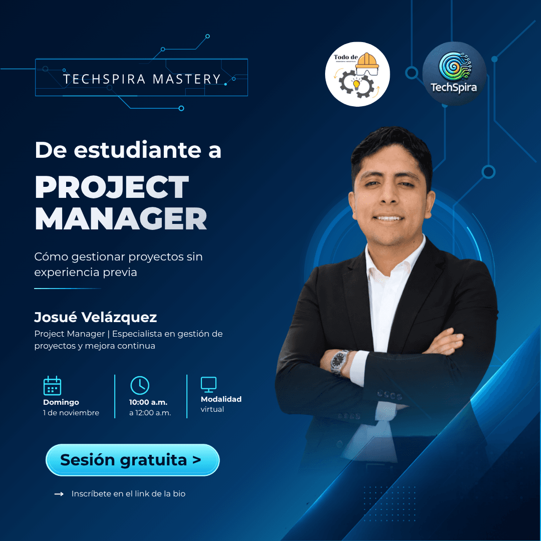 Portada de De estudiante a Project Manager