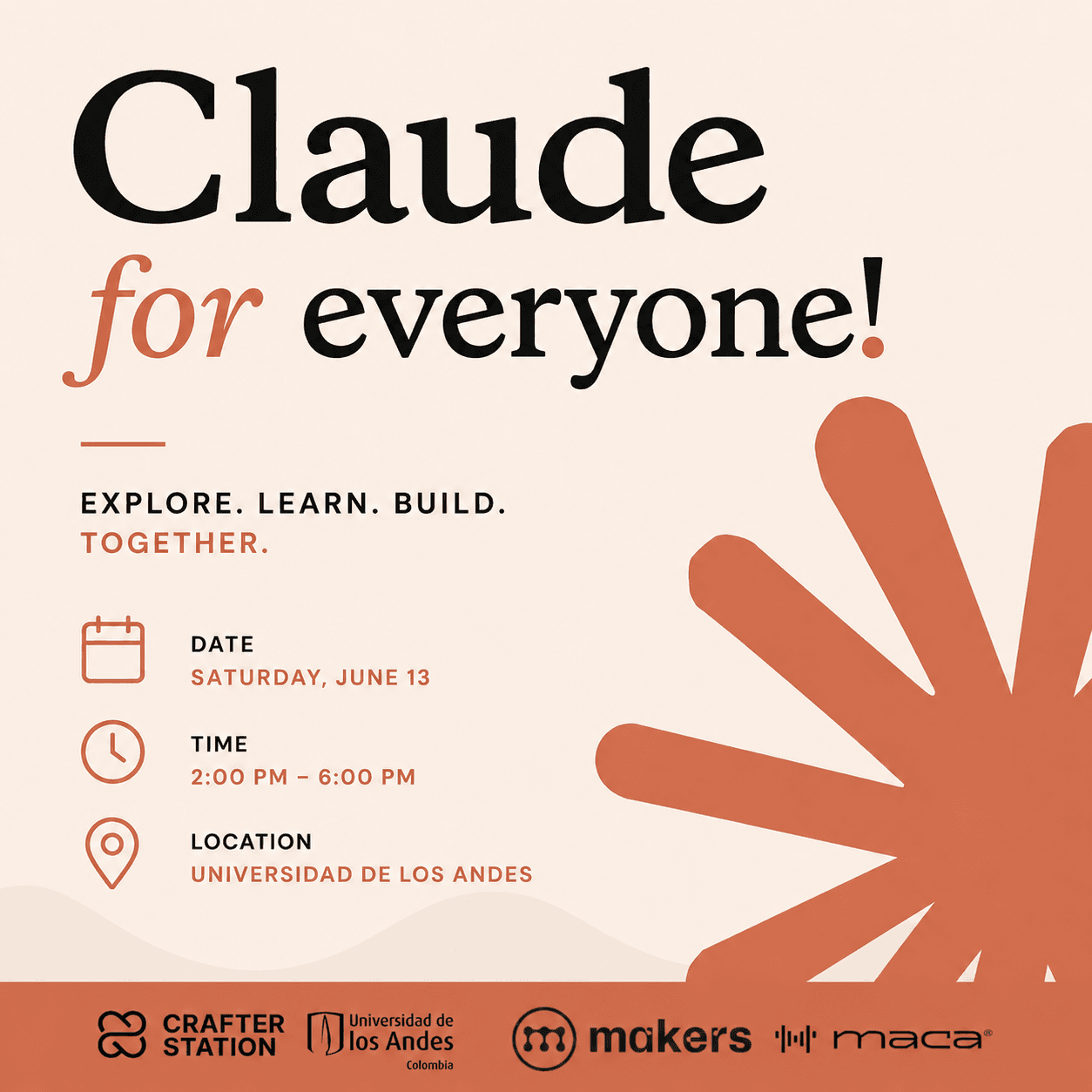 Portada de Claude for Everyone, Hands-on Workshop Series