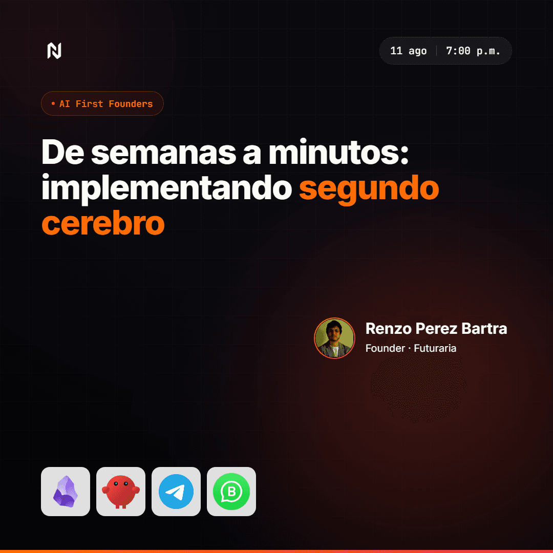 De semanas a minutos: implementando segundo cerebro
