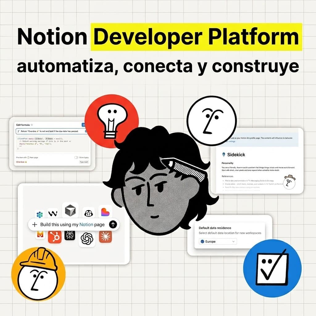 Portada de Notion Developer Platform: automatiza, conecta y construye