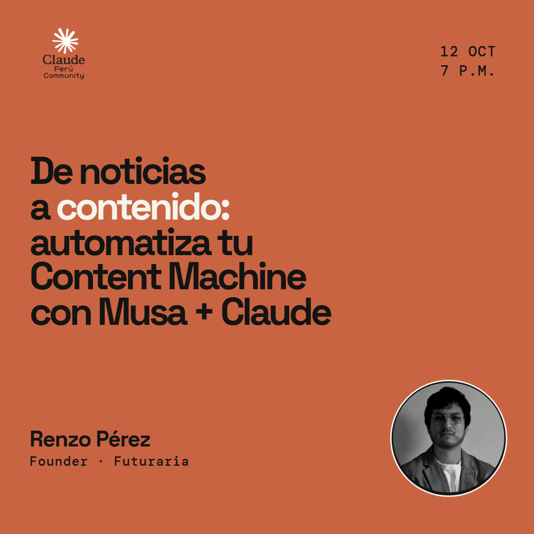 Portada de De noticias a contenido: automatiza tu Content Machine con Musa + Claude