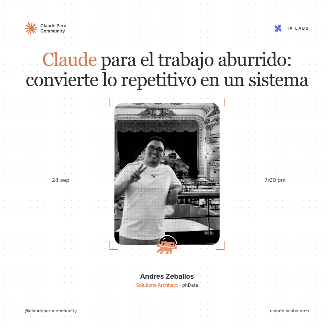 Portada de Claude para el trabajo aburrido: convierte lo repetitivo en un sistema