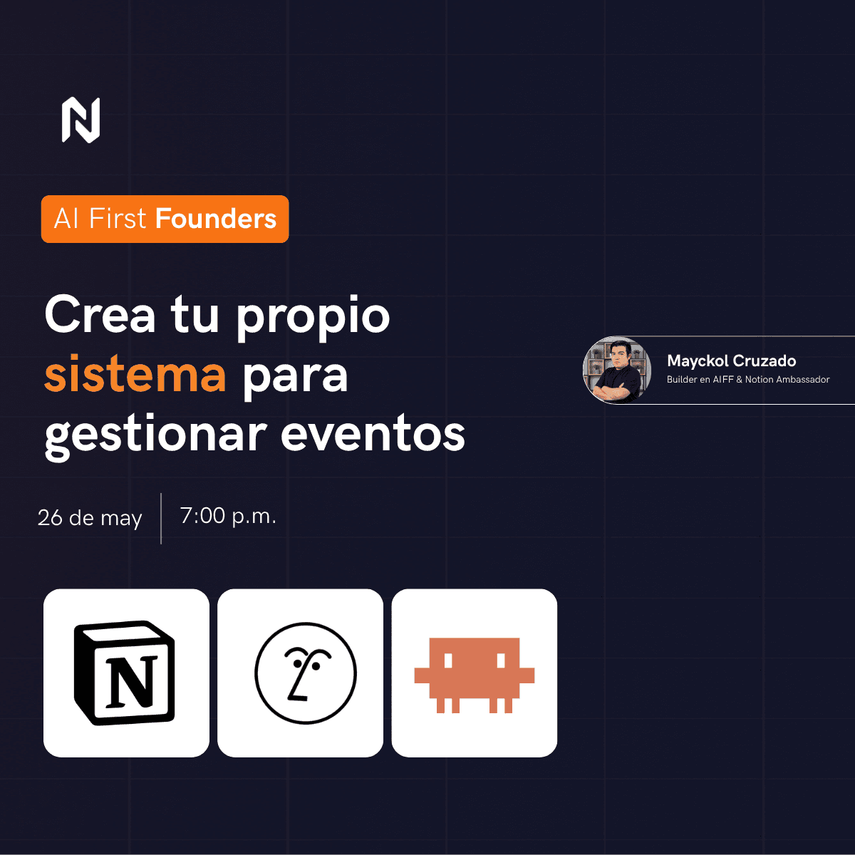 Portada de Crea tu propio sistema para gestionar eventos
