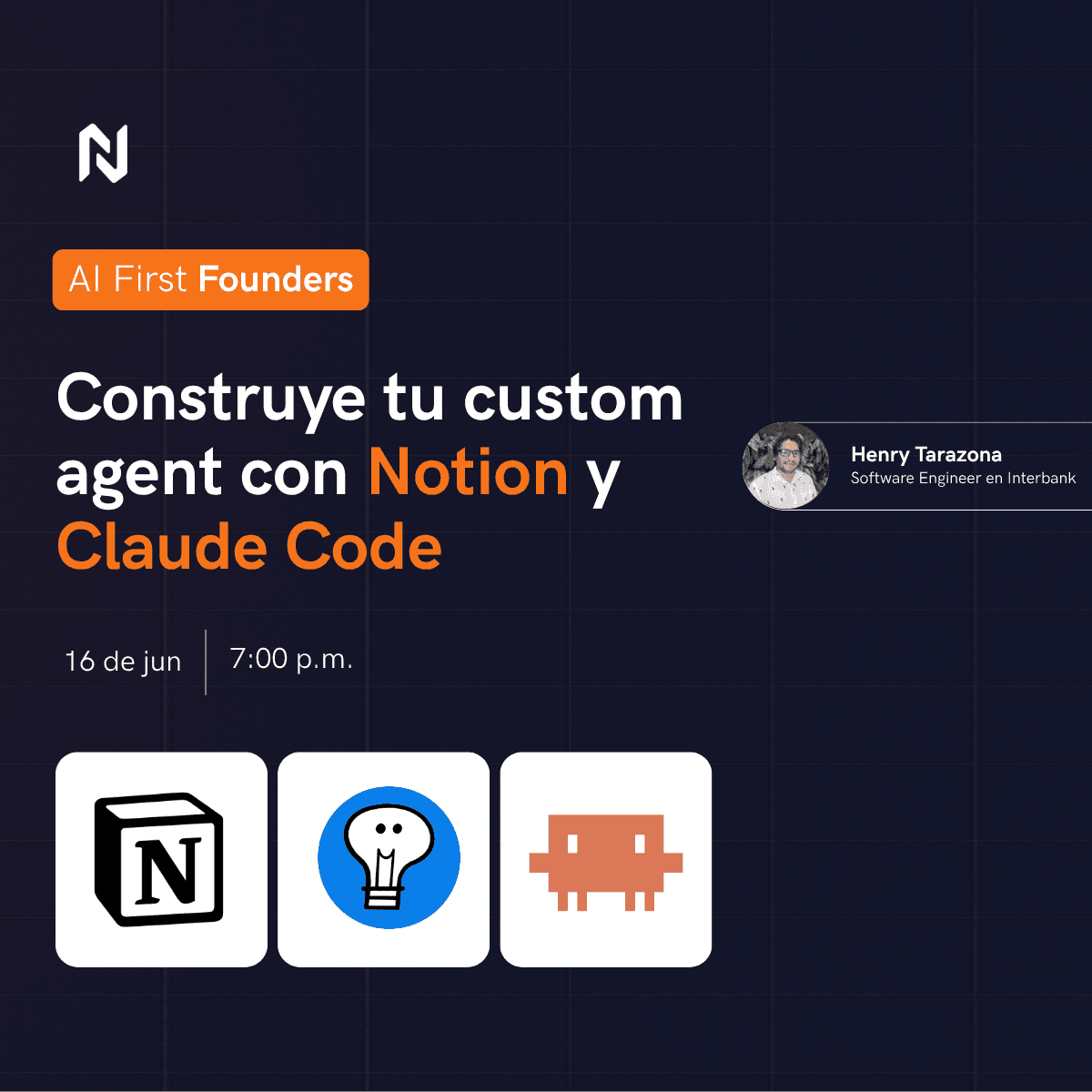 Portada de Construye tu custom agent con Notion y Claude Code