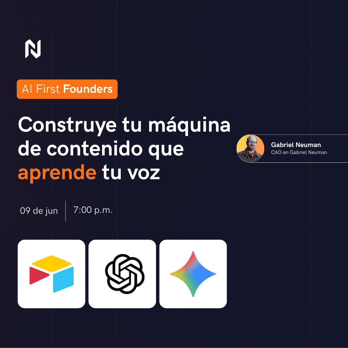 Portada de Construye tu máquina de contenido que aprende tu voz