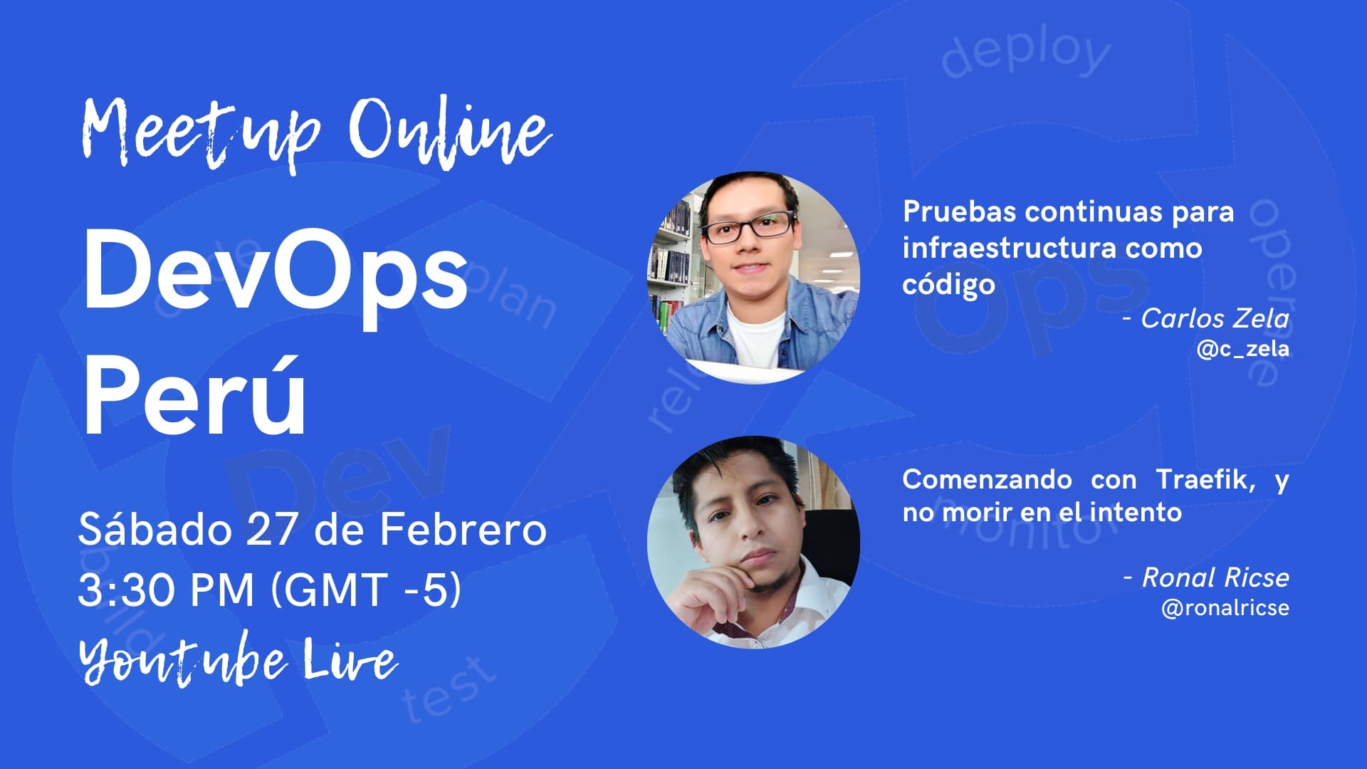 Portada de [Online] DevOps Perú Meetup Febrero 2021