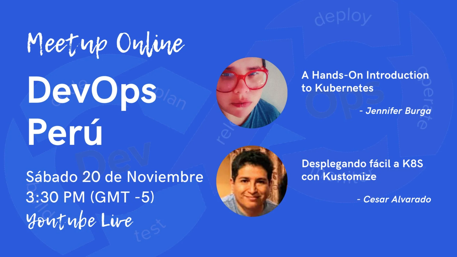Portada de [Online] DevOps Perú Meetup Noviembre 2021