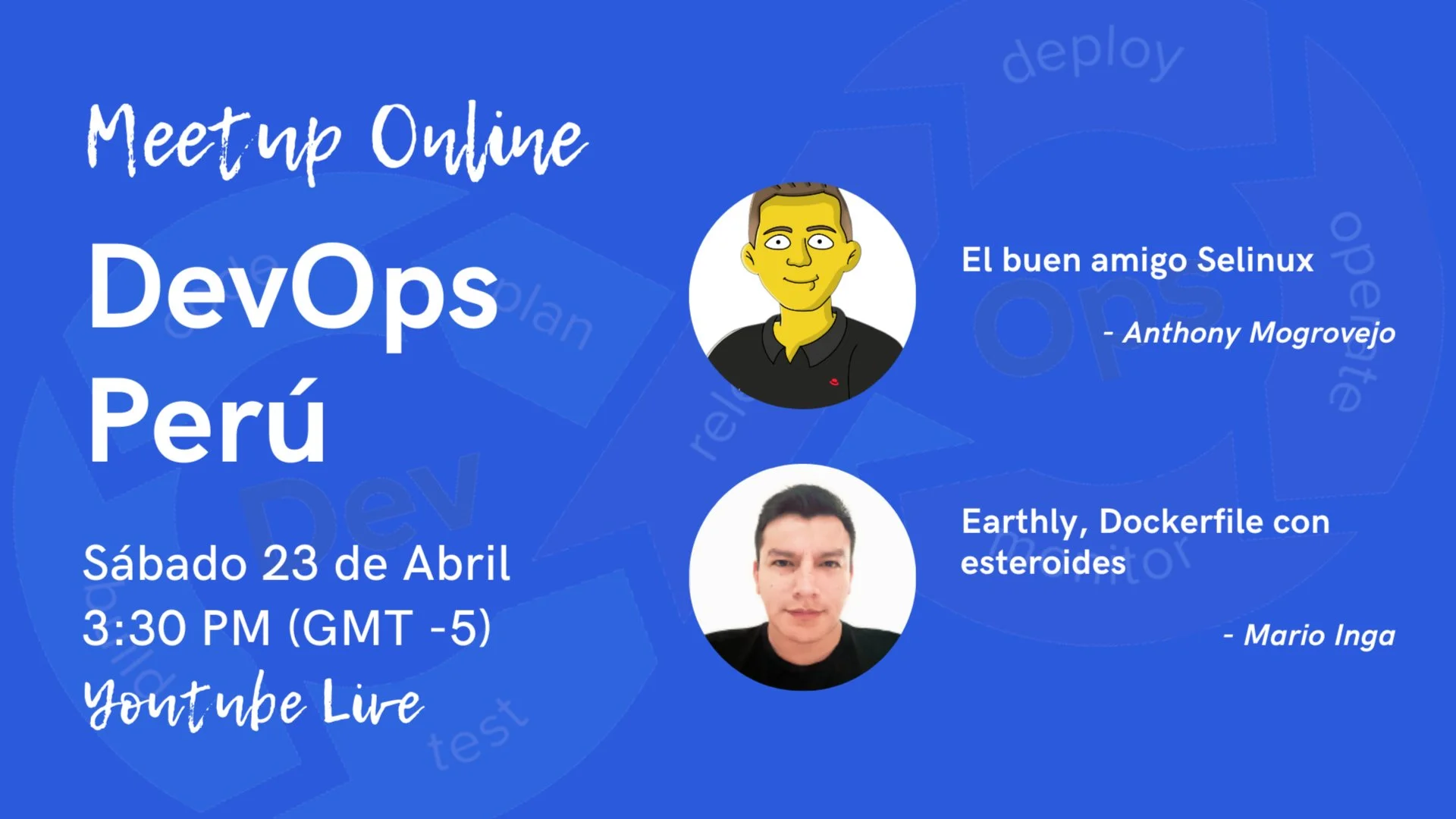 Portada de [Online] DevOps Perú Meetup Abril 2022