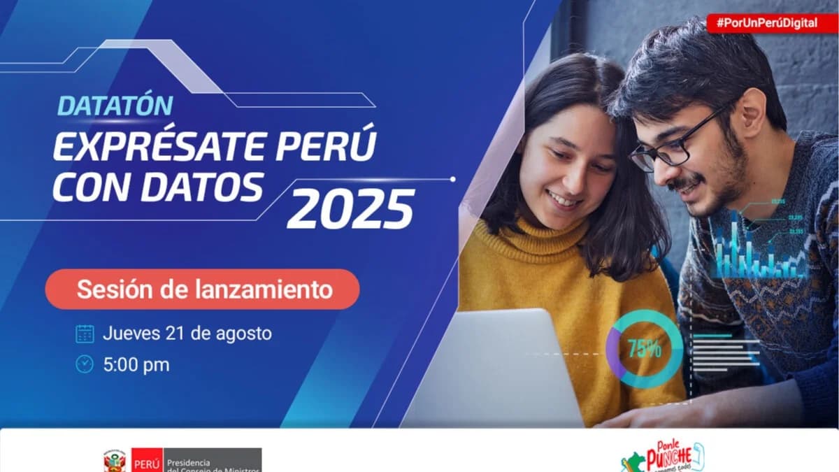 Portada de Segundo Meetup de Exprésate Perú con Datos 2025