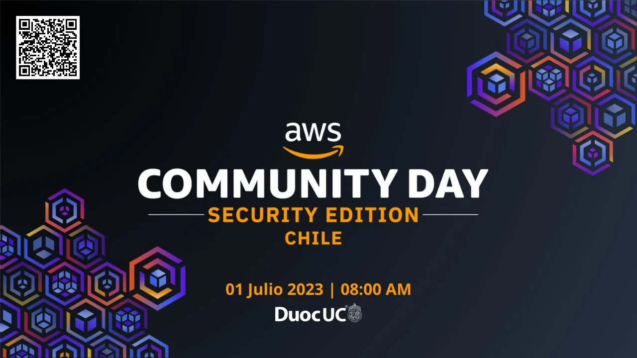 Portada de AWS COMMUNITY DAY - SECURITY DAY 🇨🇱 2023