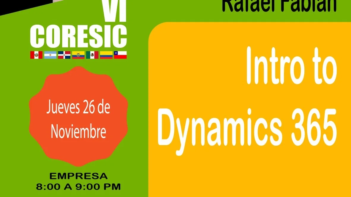 Portada de Intro to Dynamics 365