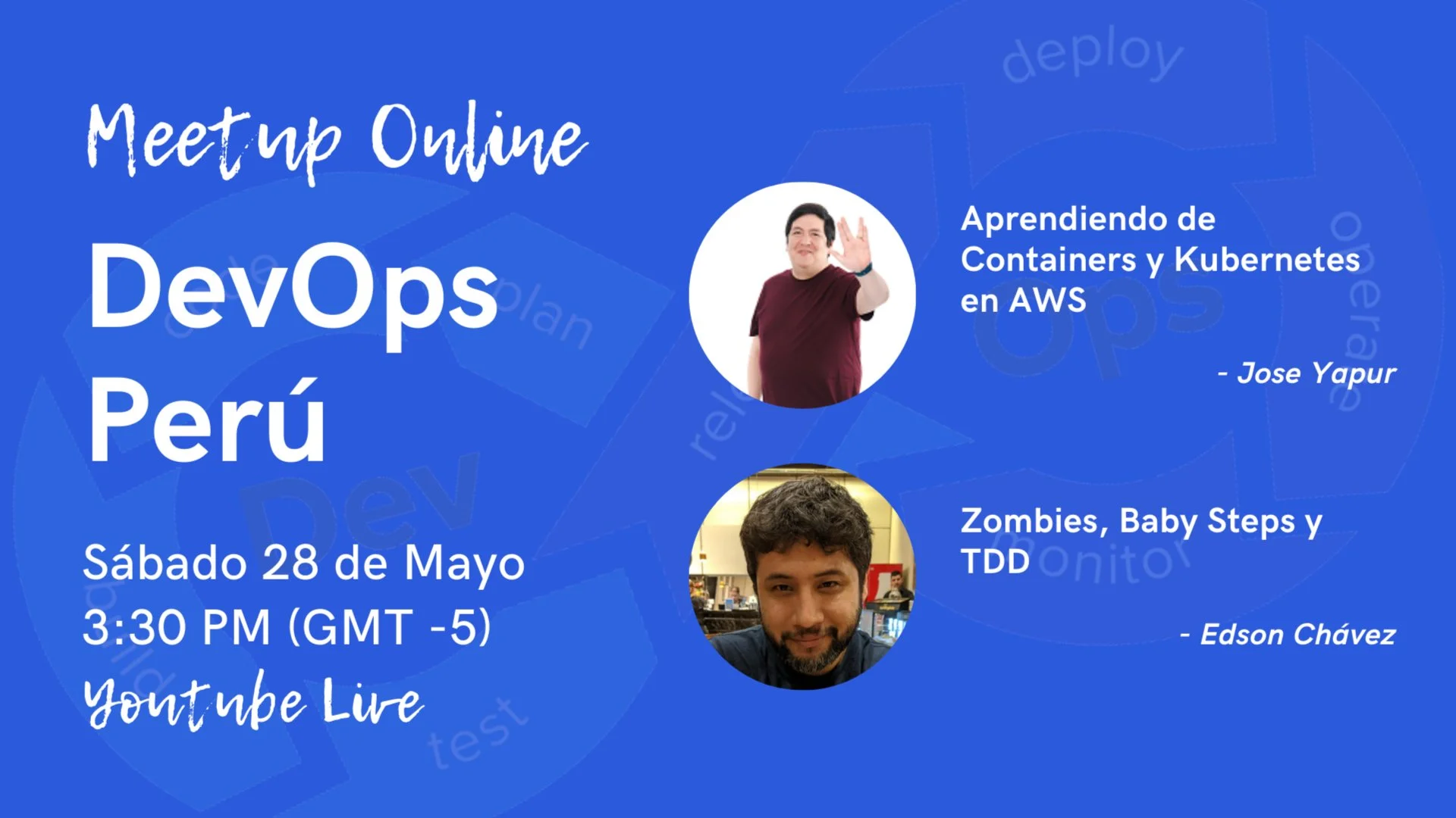 Portada de [Online] DevOps Perú Meetup Mayo 2022