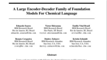 Portada de [AI Alliance] SMI-TED: Open-Source Foundation Model for Chemical Modeling