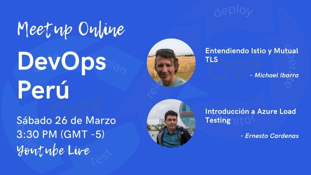 Portada de [Online] DevOps Perú Meetup Marzo 2022