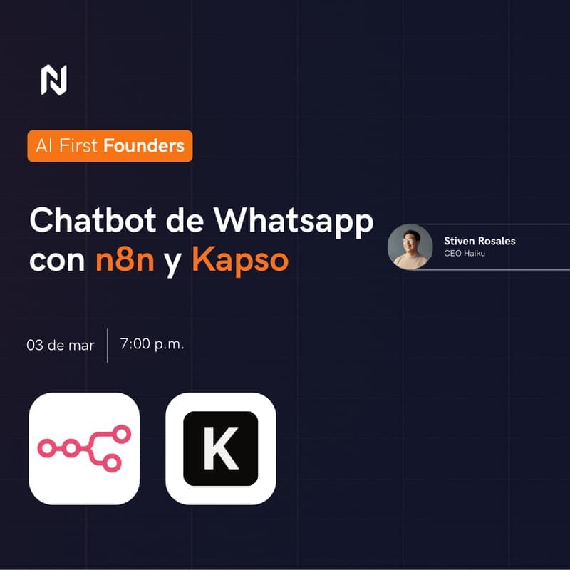 Chatbot de WhatsApp con n8n y Kapso
