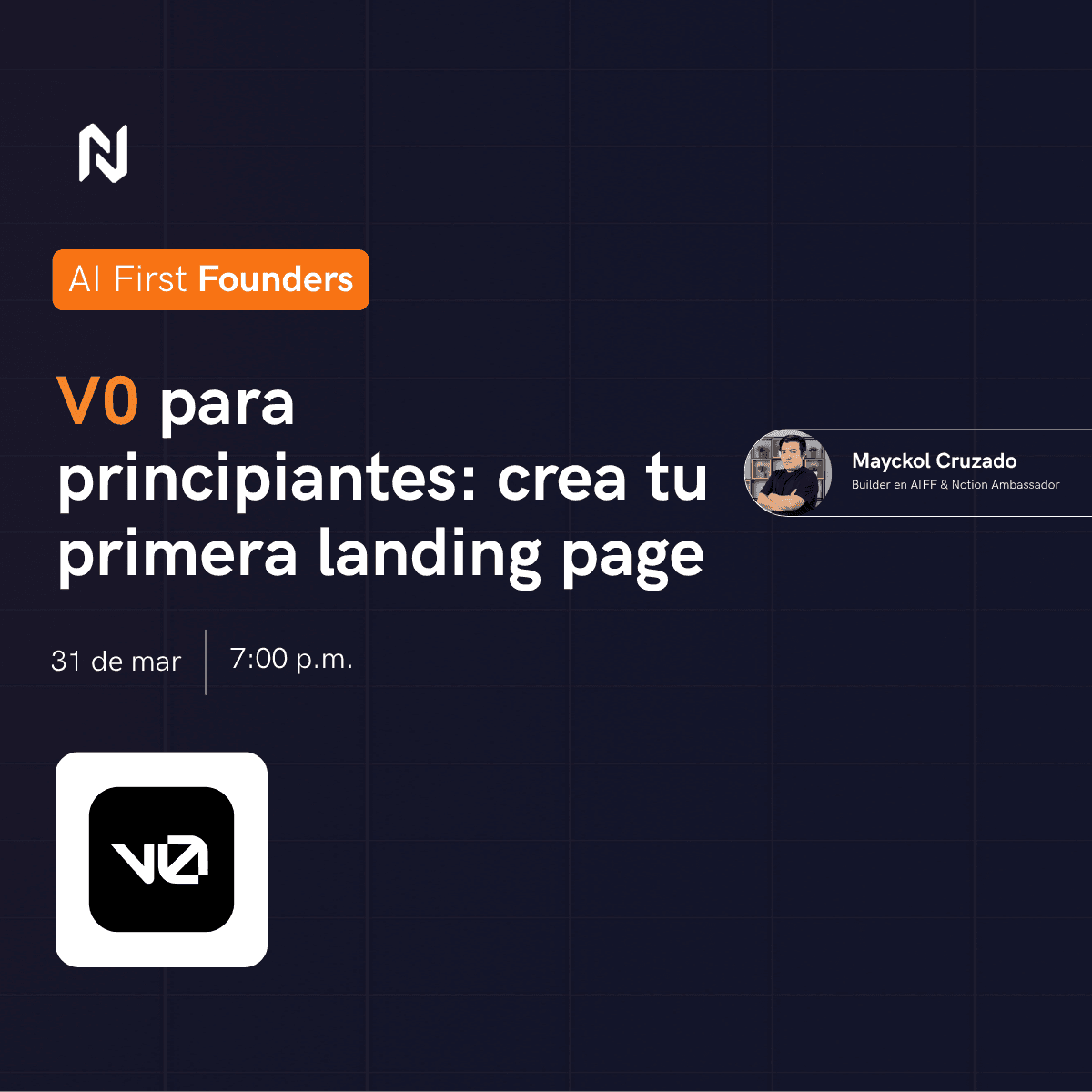 V0 para principiantes: crea tu primera landing page