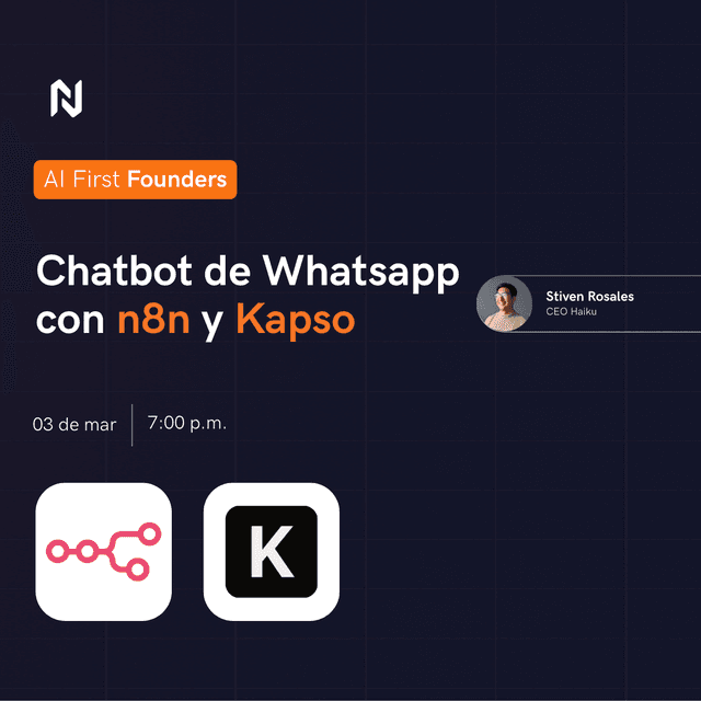Chatbot de WhatsApp con n8n y Kapso