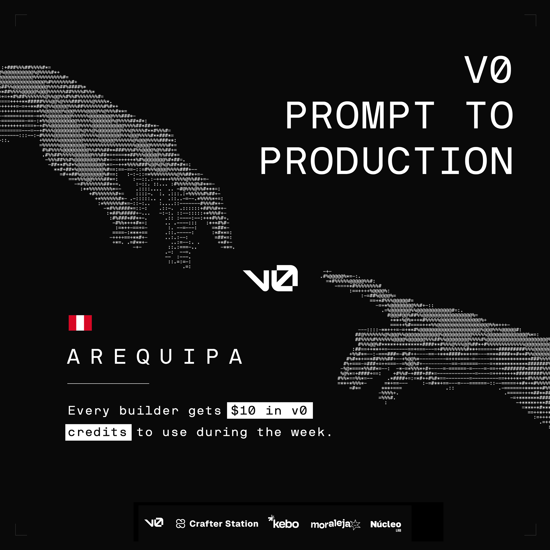 Portada de v0 Prompt to Production - Arequipa