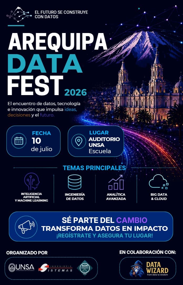 Portada de Arequipa Data Fest 2026