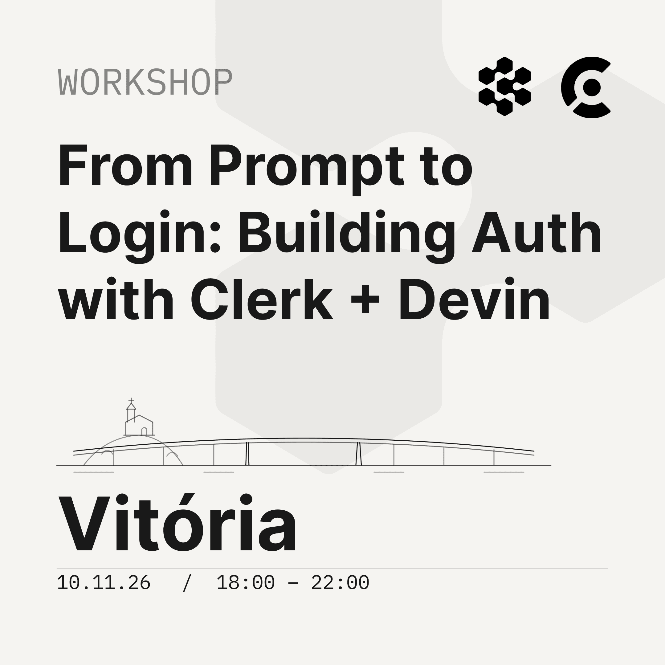Portada de From Prompt to Login: Building Auth with Clerk in Vitória