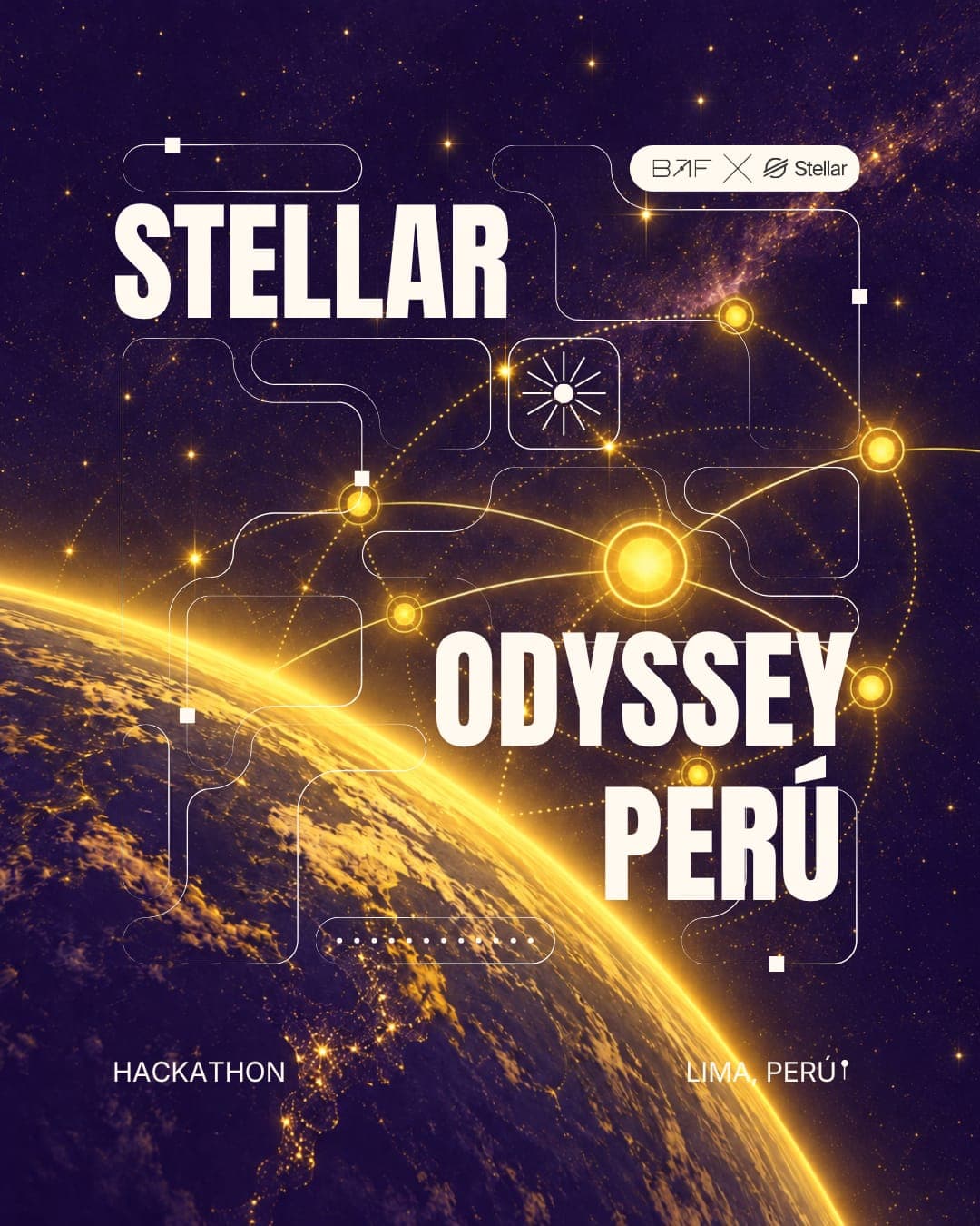 Portada de Hackathón Stellar Odyssey Perú