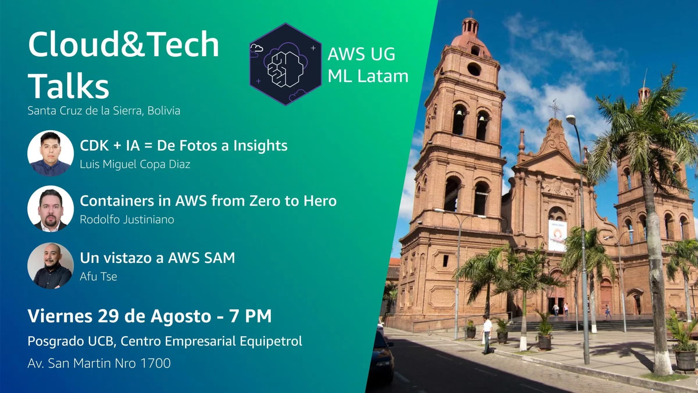 Portada de Cloud&Tech Talks - Santa Cruz de la Sierra
