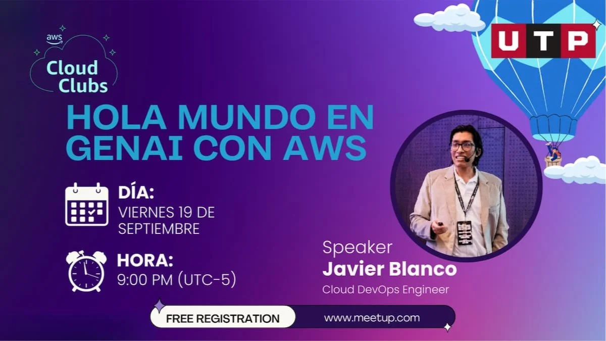 Portada de Hola mundo en GenAI con AWS