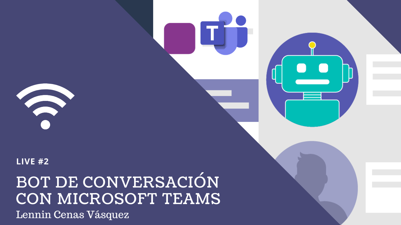 Portada de Bot de conversación con Microsoft Teams