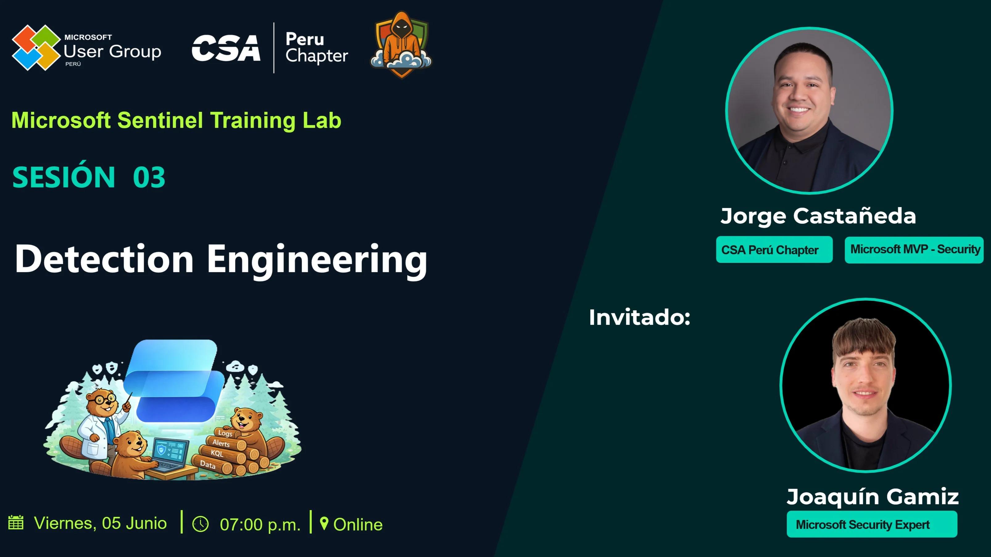 Portada de SESIÓN 03 — Detection Engineering