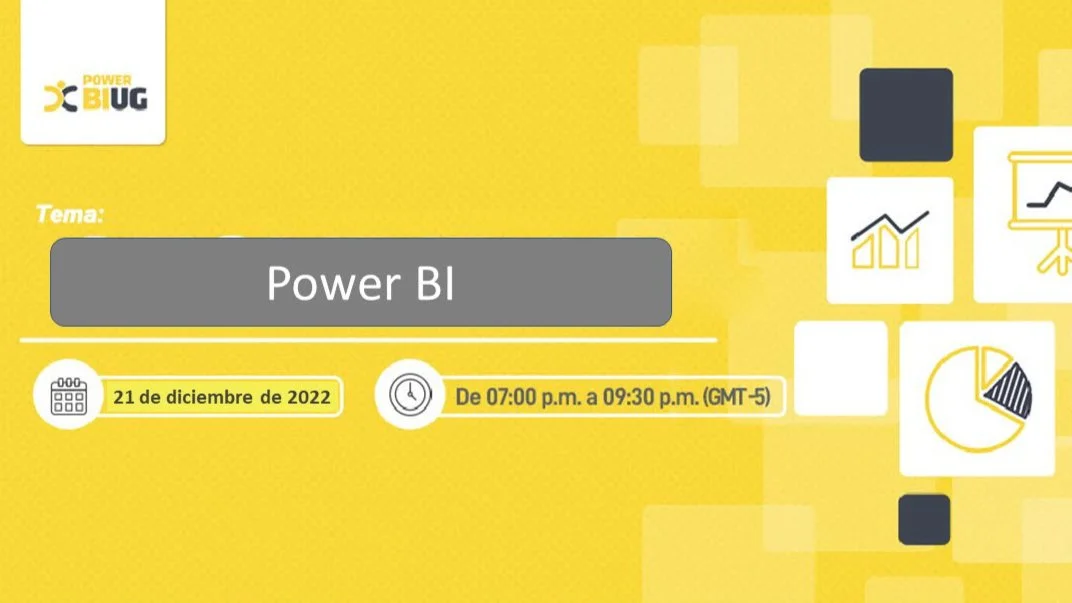 Portada de Power BI UG Lima | Webcast diciembre| Evento Navideño