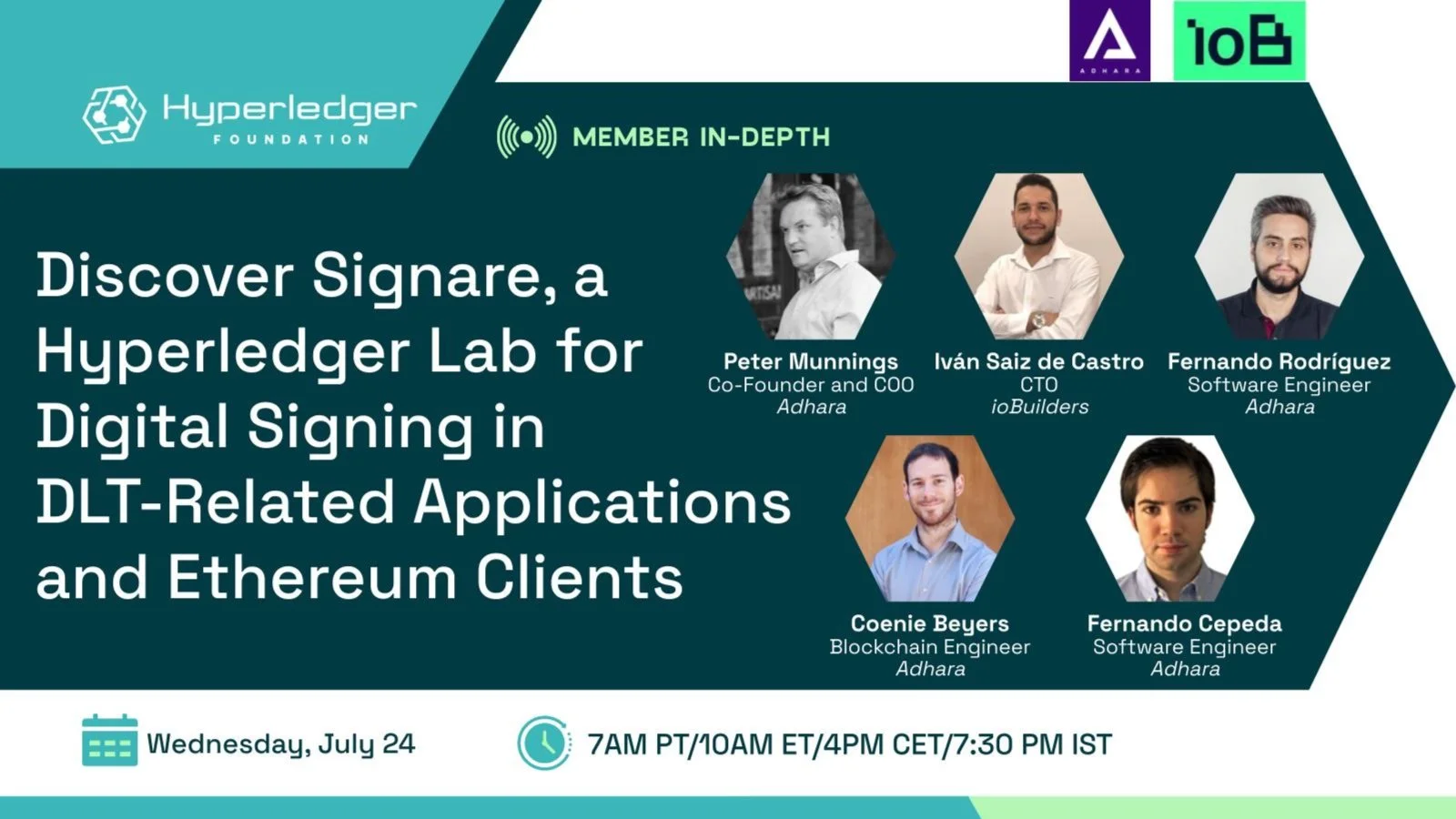 Portada de Discover Signare,Hyperledger Lab for Digital Signing in DLT and Ethereum Clients