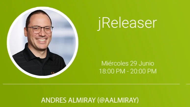 Portada de Andrés Almiray nos presenta JReleaser