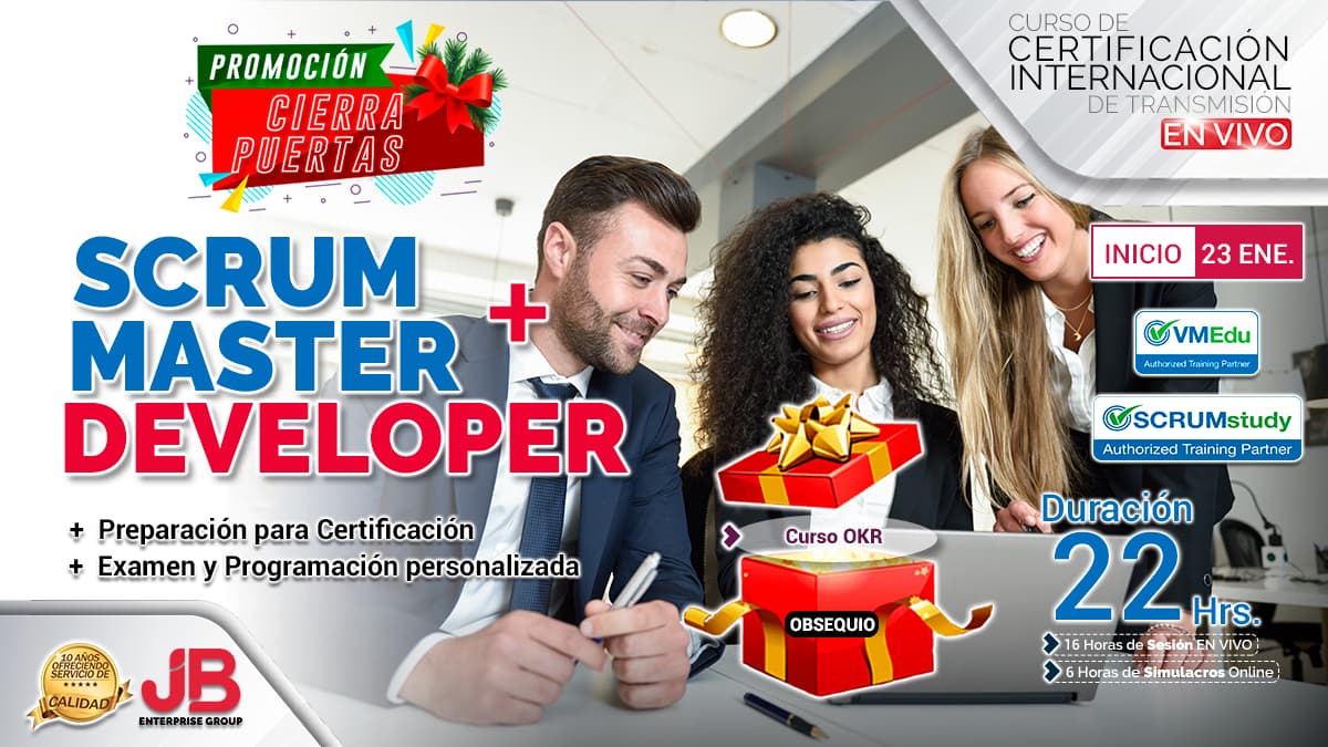 Portada de GRAN CIERRA PUERTAS: “SCRUM MASTER Y SCRUM DEVELOPER"