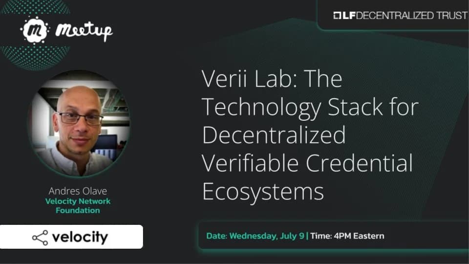 Portada de Verii Lab: Technology Stack for Decentralized Verifiable Credential Ecosystems