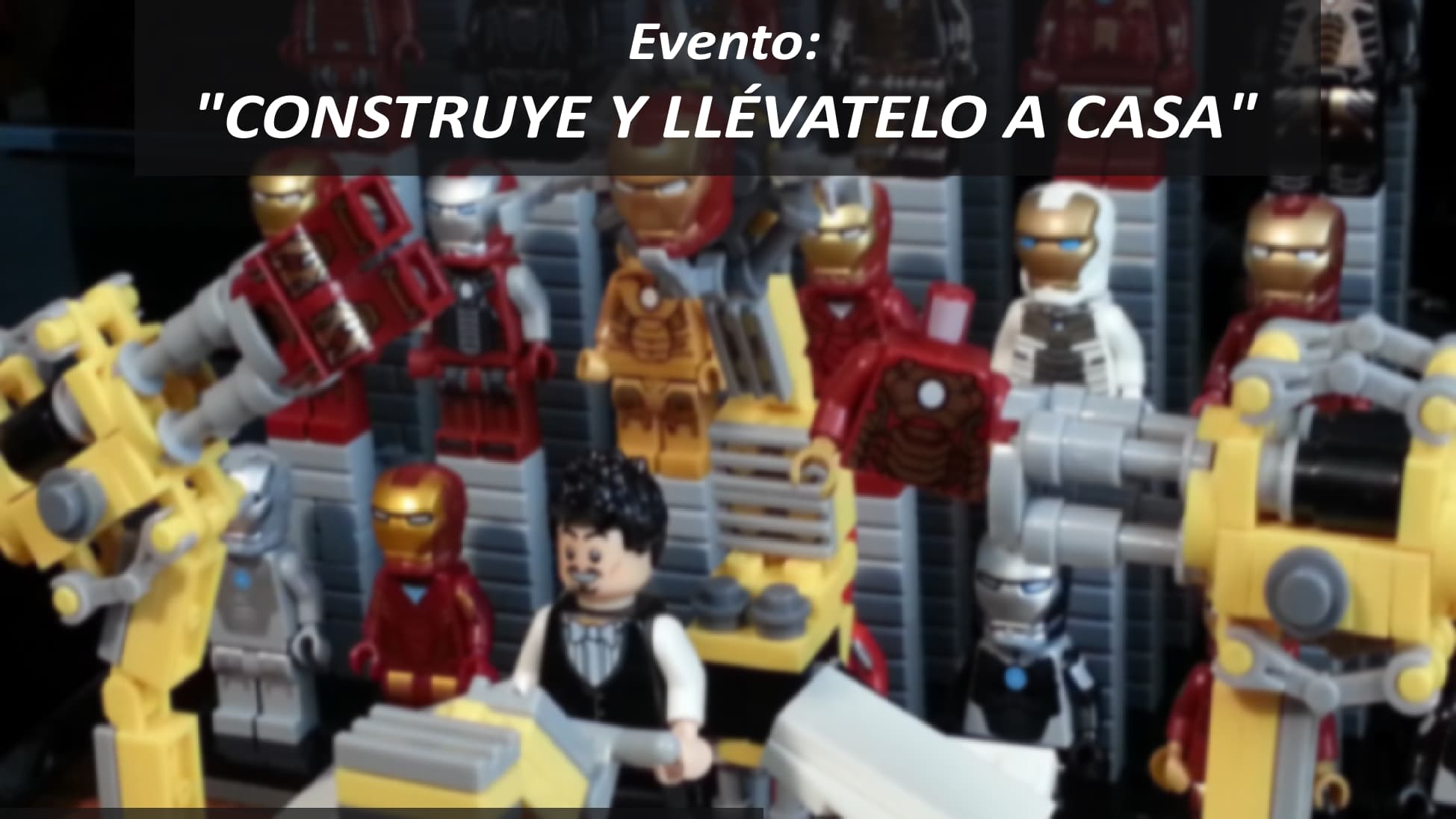 Portada de "CONSTRUYE Y LLÉVATELO A CASA" con LEGO