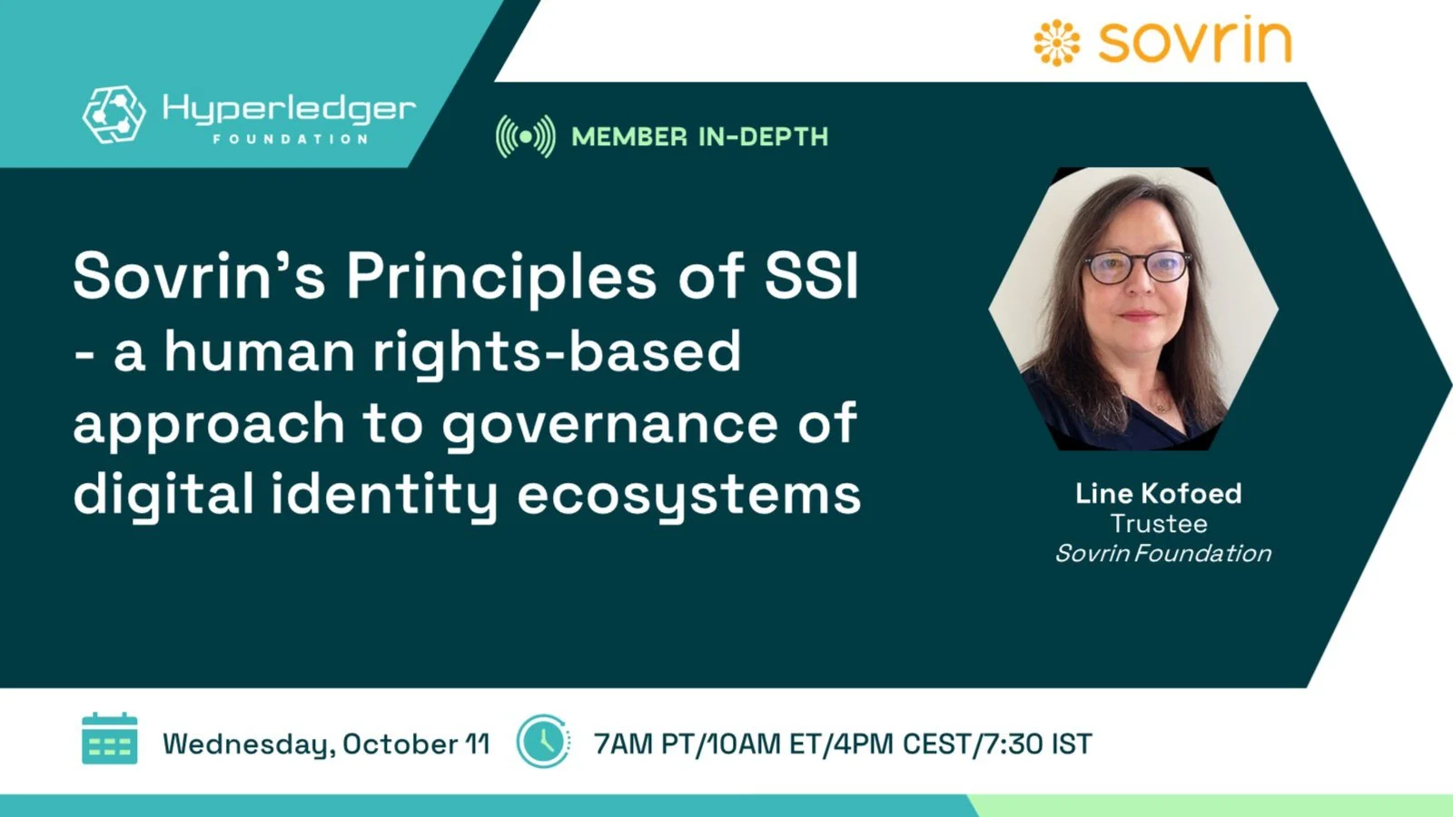Portada de Webinar with Sovrin:Principles of SSI & Rights-Based Digital Identity Governance