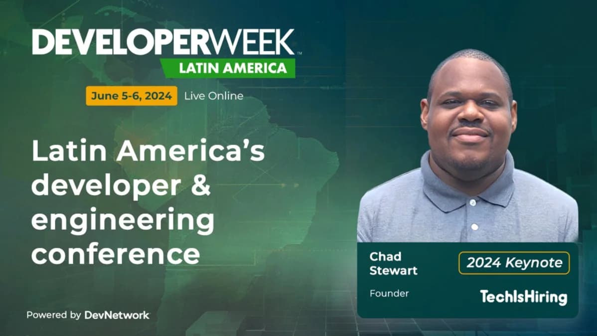 Portada de Free OPEN Passes to DeveloperWeek Latin America 2024