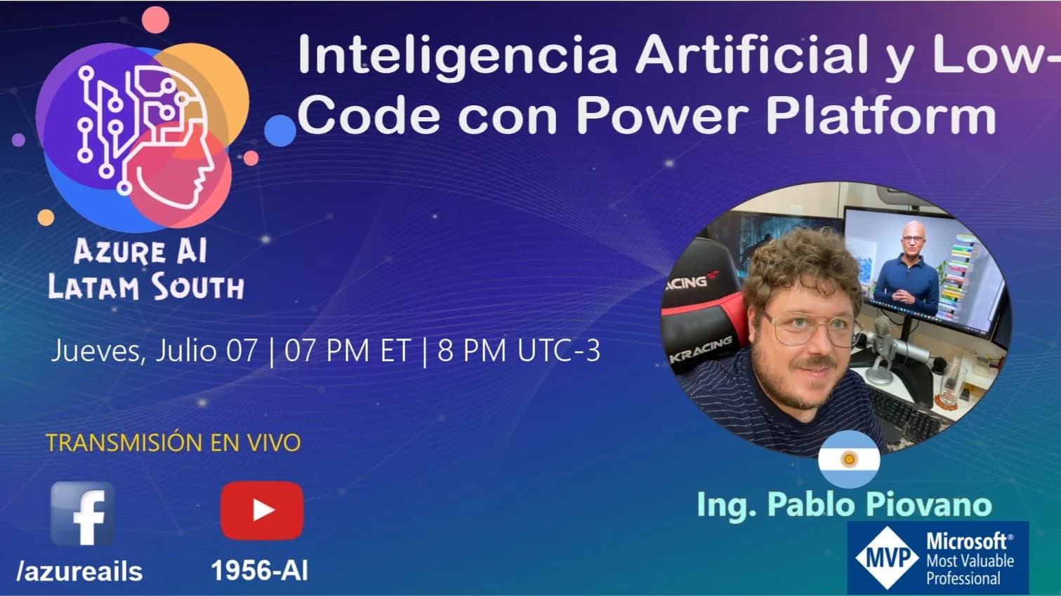 Portada de Inteligencia Artificial y Low Code con Power Platform