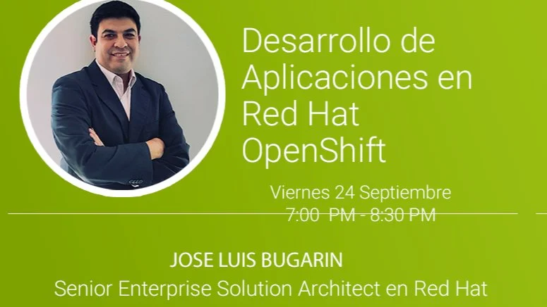 Portada de Desarrollo de aplicaciones en Red Hat Openshift