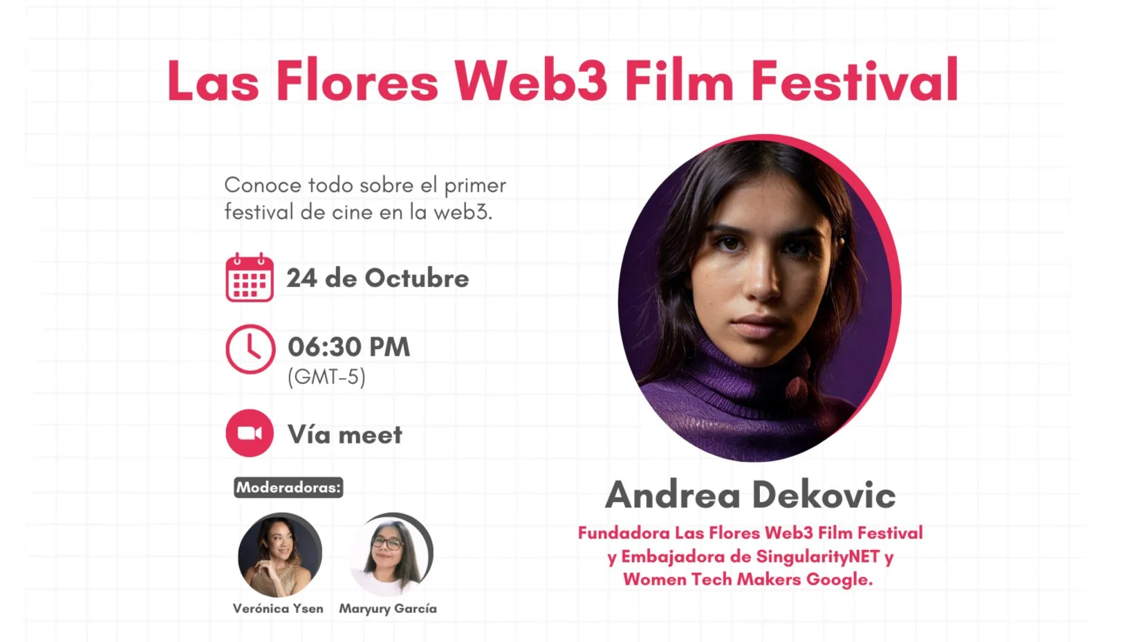 Portada de Las Flores Web3 Film Festival