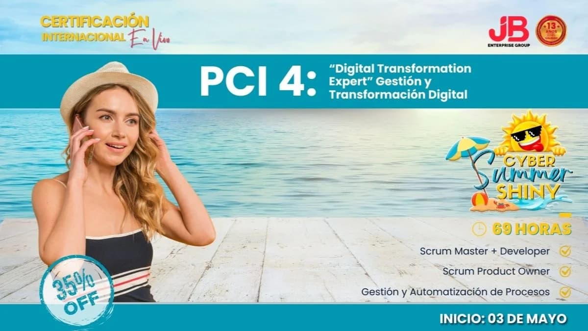 Portada de CYBER SUMMER SHINY : PCI 4 - “Digital Transformation Expert”