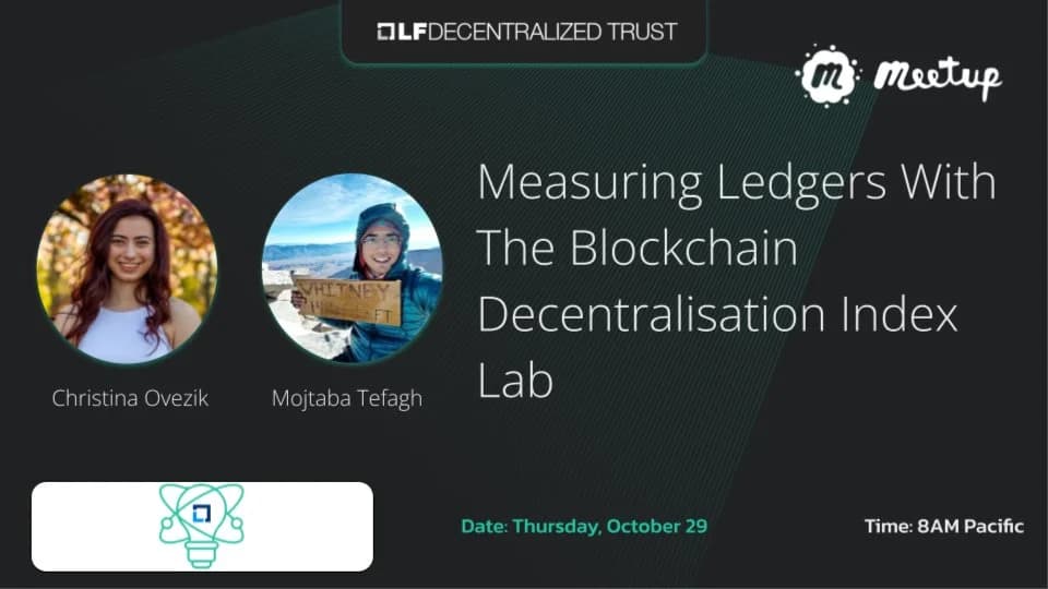Portada de Measuring Ledgers With The Blockchain Decentralisation Index Lab