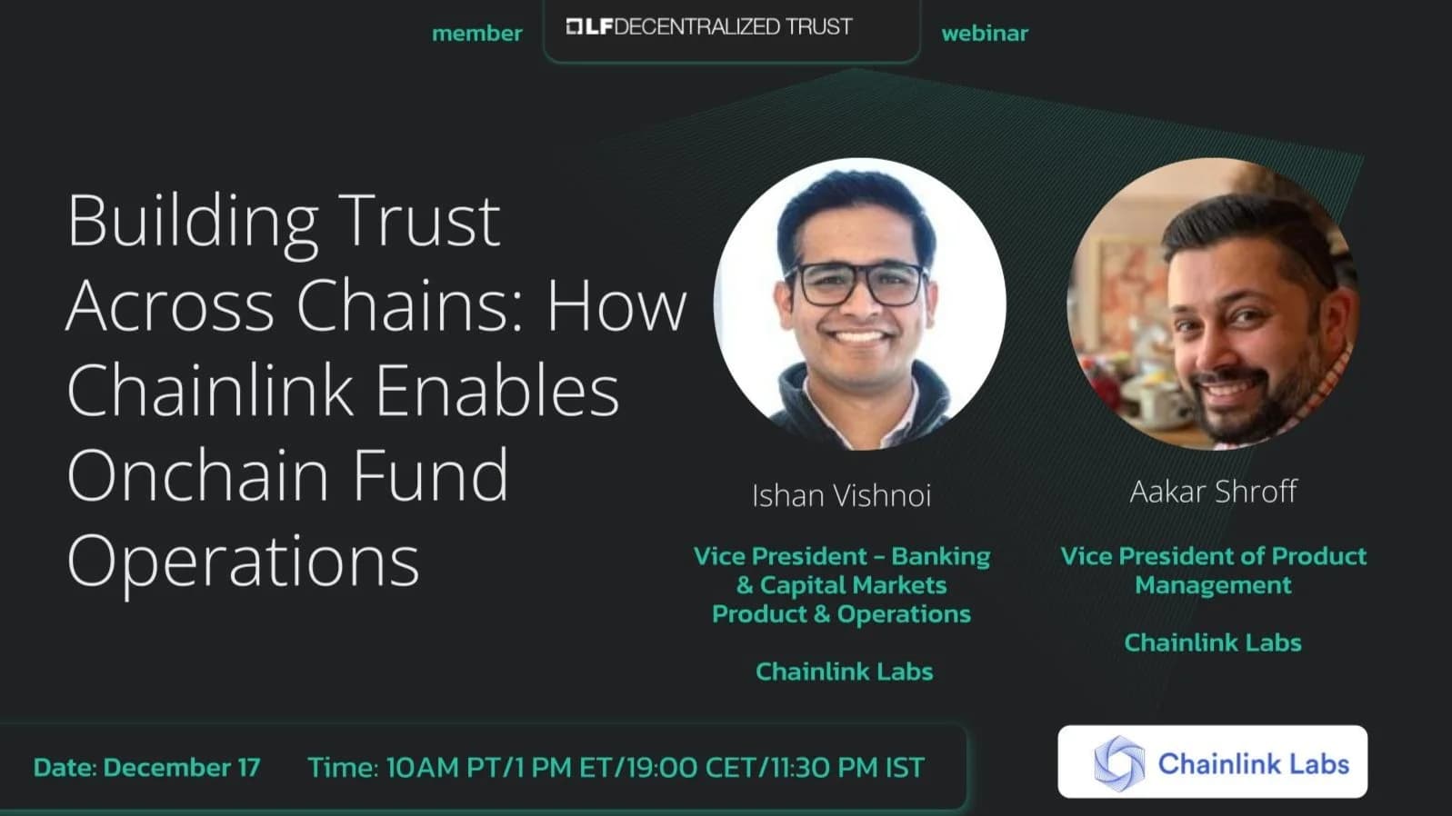 Portada de Building Trust Across Chains: How Chainlink Enables On-chain Fund Operations