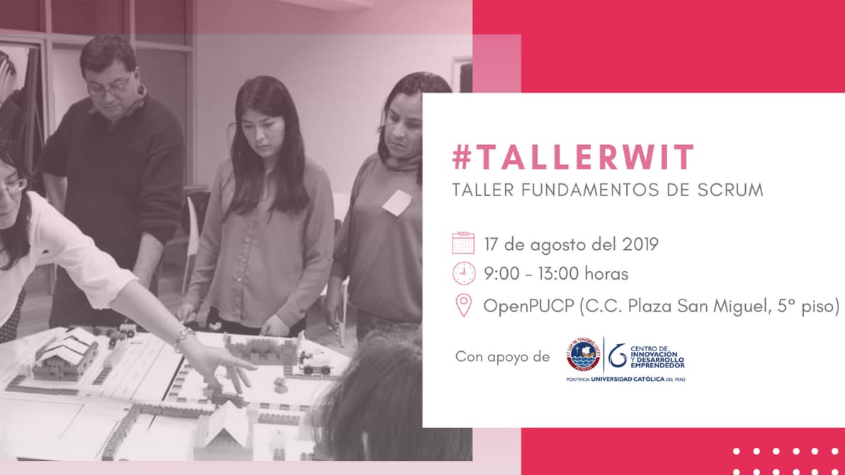 Portada de TALLER DE FUNDAMENTOS SCRUM / LINK DE REGISTRO EN LA DESCRIPCIÓN ⬇ ⬇ ⬇