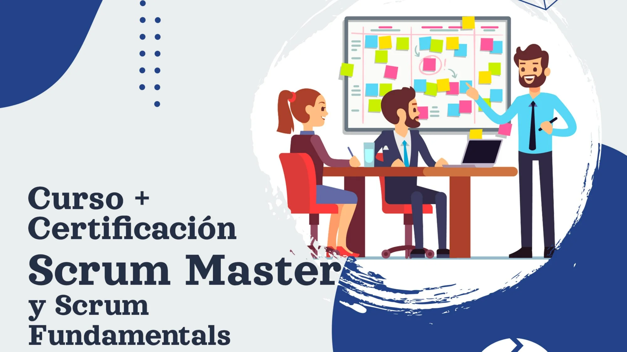 Portada de Certificación Scrum Master + Fundamentos
