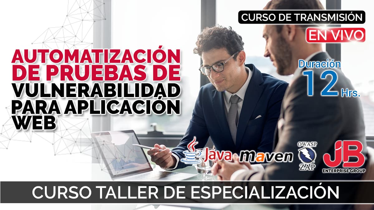 Portada de Curso-Taller:Automatizacion de Pruebas de Vulnerabilidades para aplicaciones WEB