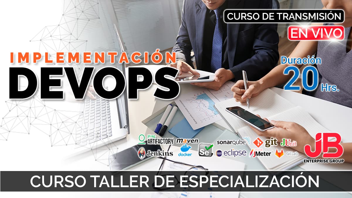 Portada de Curso de Transmisión en Vivo: Implementación Devops