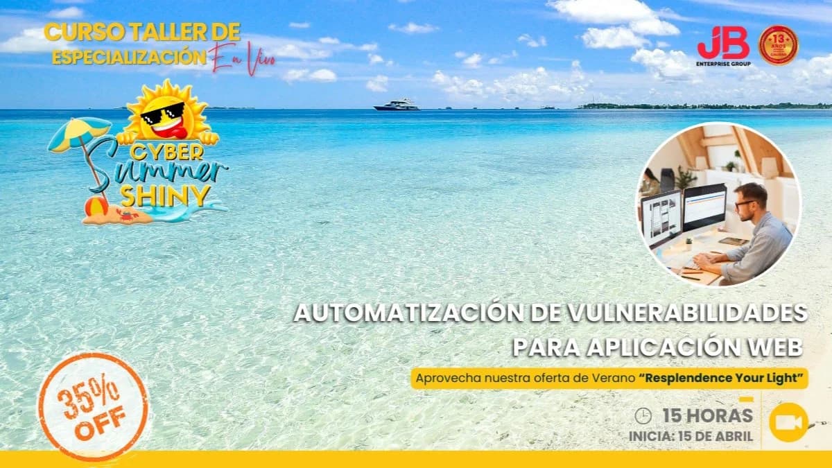 Portada de CYBER SUMMER SHINY: AUTOMATIZACIÓN DE VULNERABILIDADES PARA APLICACIÓN WEB